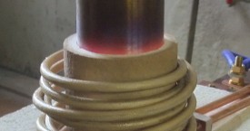<b> Heating of outlet</b>: 
 Heating test of outlet tube - the most common design.